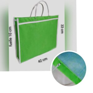 bolsa mandadera con popotillo