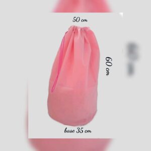 Bolsa Costal Rosa Cordón Rosa Spunbond