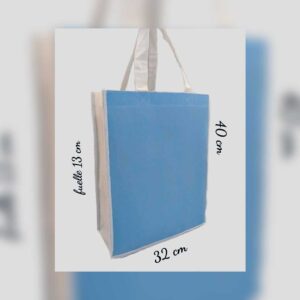Bolsa Fuelle Azul Cartón Viez Blanco
