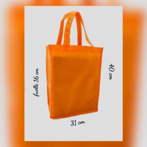Bolsa Fuelle Naranja con Grabado