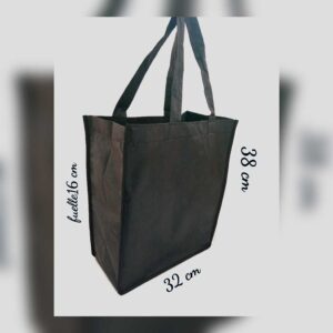 Bolsa Fuelle Negra Brillosa