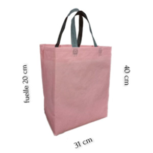 BOLSA CAJA ROSA ASA GRIS