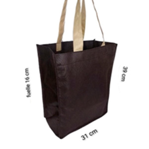 BOLSA E4 CHOCOLATE ASA ORO