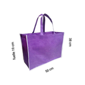 BOLSA XL LILA VIEZ BLANCO