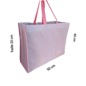 BOLSA XL ROSA GRABADO AGUA ASA MOCHILA