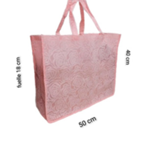 BOLSA XL ROSA GRABADO ROSA